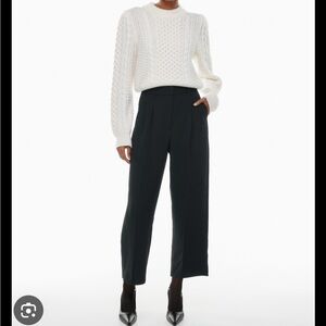 Aritzia Black Women's Pants effortless pants cropped